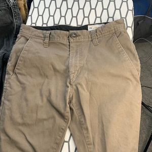 Brown volcom pants 32/28